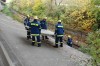 Rettungsübung im Tunnel