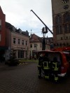 Kraneisatz in Speyer nach Brand