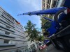 Kraneinsatz nach Brand in Ludwigshafen